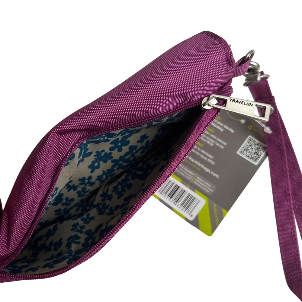 NWT Travelon SAFE ID RFID Blocking Wristlet